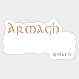 Armagh, Celtic Design, Ireland Sticker